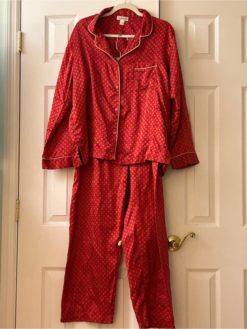Vintage Miss Elaine holiday Rex large women’s pajamas